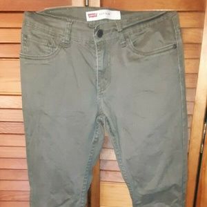511 Slim Levis Distressed Khakies Sz 14R 27